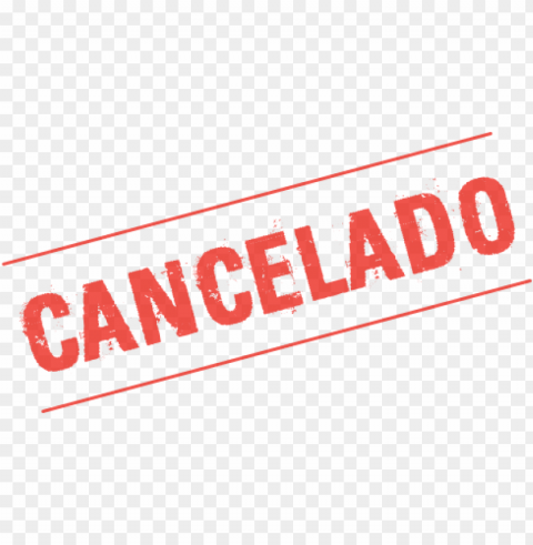 cancelado - sold out sign Isolated Design on Clear Transparent PNG