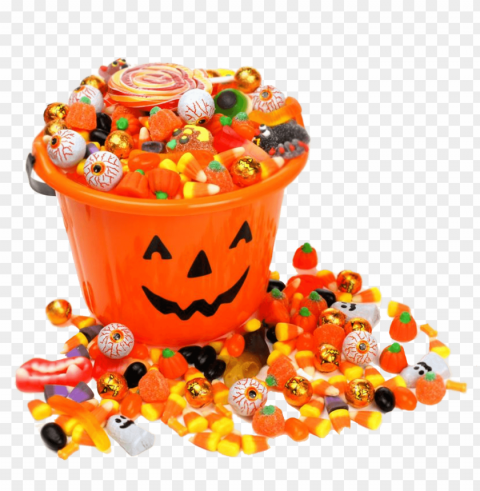 Candies Halloween Transparent PNG Isolated Illustration