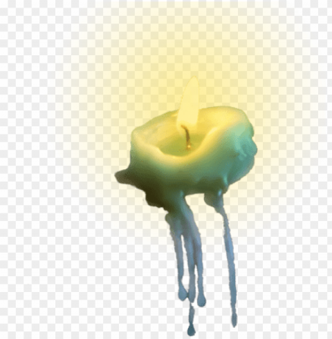 candle tumblr - melted candle transparent PNG design