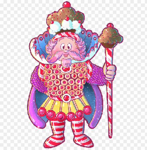 candy clipart castle - king kandy candyland characters Alpha channel PNGs