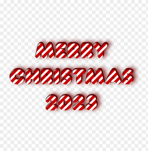 candy effect 3d merry christmas 2023 PNG graphics with alpha transparency bundle