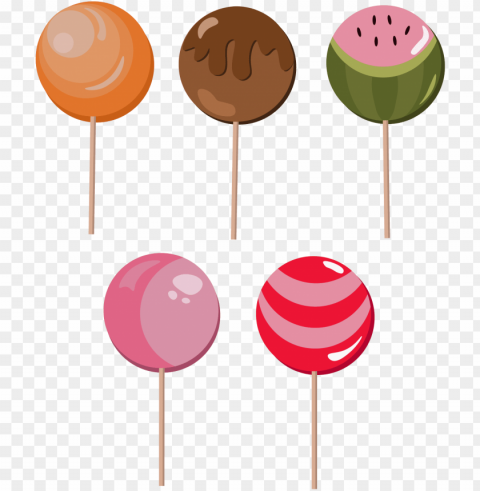 candy lollipops candy apple dessert- lollipop PNG files with no backdrop pack