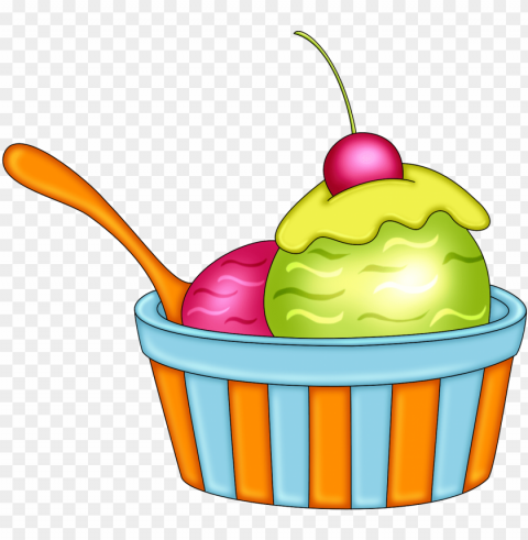 candy - treats - illustrations - desserts - uyque - coupe de glace PNG images with transparent space