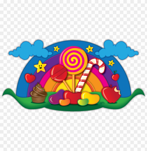 candyland candy - candy land Isolated Design Element in HighQuality Transparent PNG