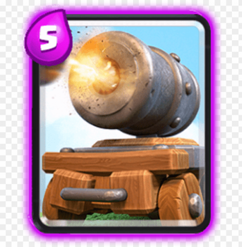 cannon cart clash royale Clean Background Isolated PNG Graphic