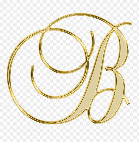 capital letter b elegant Isolated Character in Transparent PNG