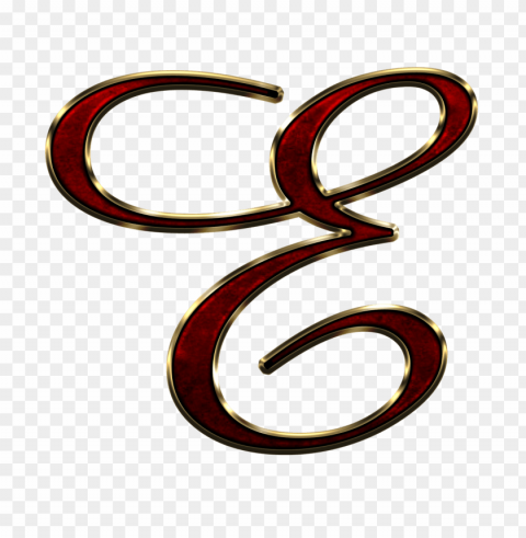 Capital Letter E Red Isolated Design Element In PNG Format