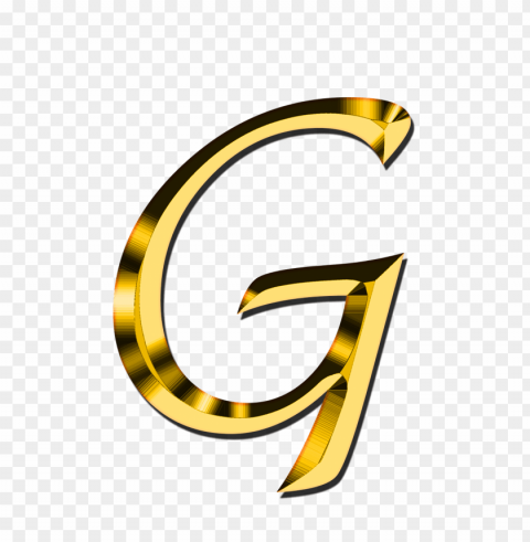 capital letter g Isolated Design in Transparent Background PNG