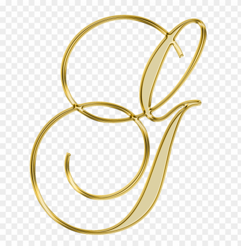 capital letter g elegant Isolated Design on Clear Transparent PNG