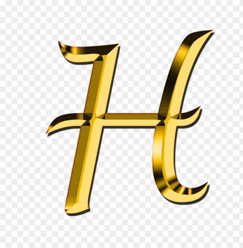 capital letter h Isolated Element in HighResolution Transparent PNG