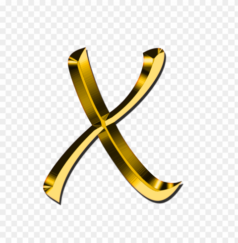 capital letter x Isolated Character in Clear Transparent PNG