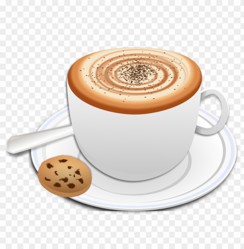 Cappuccino Food File Clear Background PNG Images Diverse Assortment