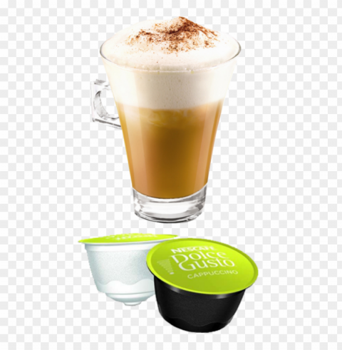 Cappuccino Food Hd Clear Background PNG Isolated Design