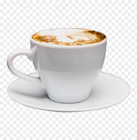 cappuccino food image Clear Background PNG Isolated Subject