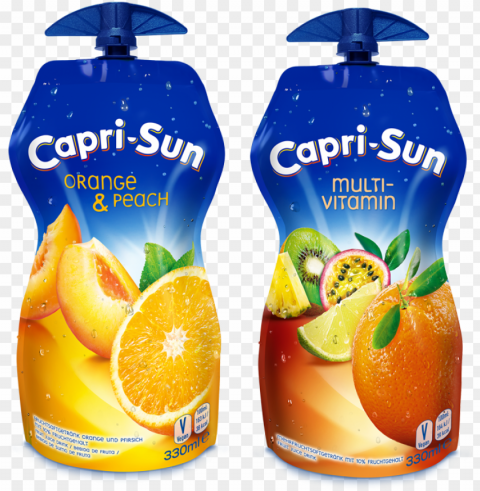 capri-sun orange & peach and multivitamin - capri sun orange peach PNG clipart with transparency PNG transparent with Clear Background ID 4348c442