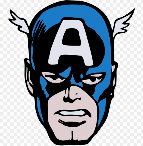 captain america face - PNG transparent graphic PNG transparent with Clear Background ID 0f5f5d60