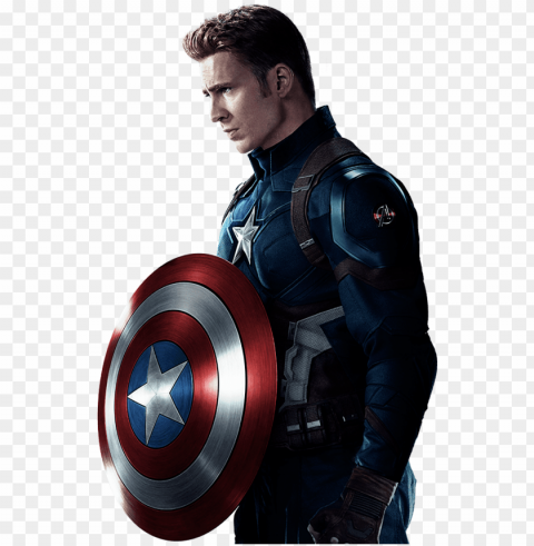 captain america face royalty free download - infinity war capitan america Isolated PNG Element with Clear Transparency