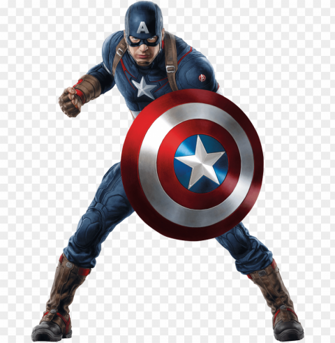 captain america looking at you - capitan america con escudo Transparent PNG artworks for creativity