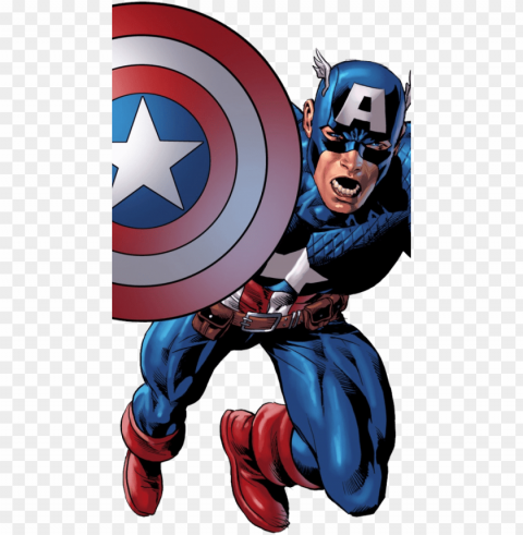 captain america photos - captain america comic art HighQuality Transparent PNG Isolated Graphic Design