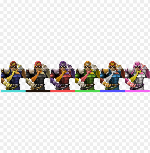 Captain Falcon Palette - Captain Falcon Smash Bros Skins PNG Images With Clear Alpha Channel Broad Assortment