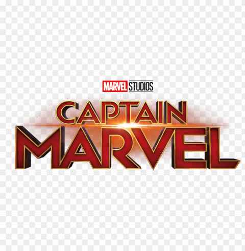 captain marvel transparent 2018 logo - marvel comics Clean Background Isolated PNG Graphic Detail
