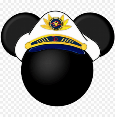 captain mickey mouse head clipart - captain mickey mouse head Isolated Object in HighQuality Transparent PNG