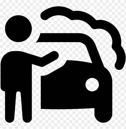 car cleaning icon Clear Background PNG with Isolation