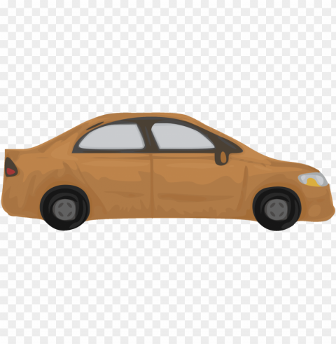 car drawing pixel art line art computer icons - brown car Transparent PNG image