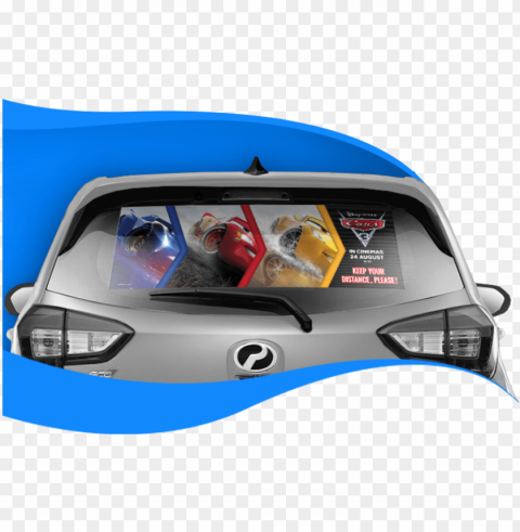 car mock disney cars - electric car Transparent PNG Isolation of Item