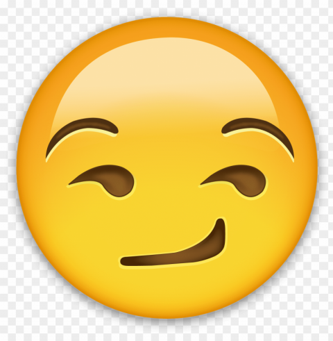 cara-enamorada el significado de los emojis de whatsapp - smirk emoji no PNG clear background