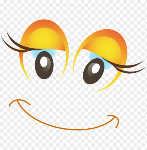 cara feliz emoji - funny cartoon smiley faces Transparent PNG images set
