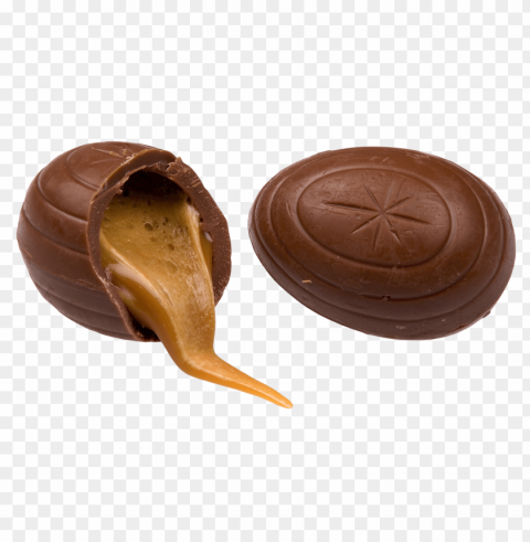 caramel and chocolate easter egg Free transparent PNG