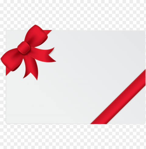 card with ribbon PNG file with no watermark