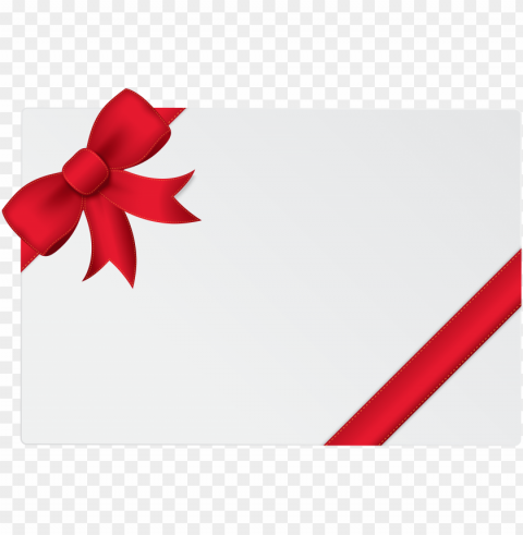 Card With Ribbon PNG File With No Watermark