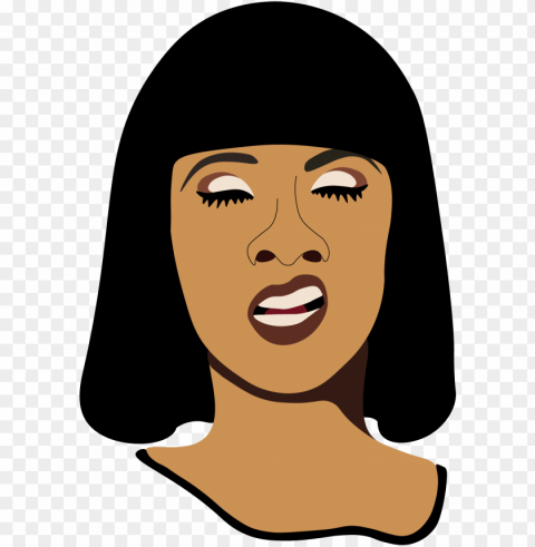 cardi b - transparent cardi b Free PNG images with alpha channel PNG transparent with Clear Background ID da2c9c56