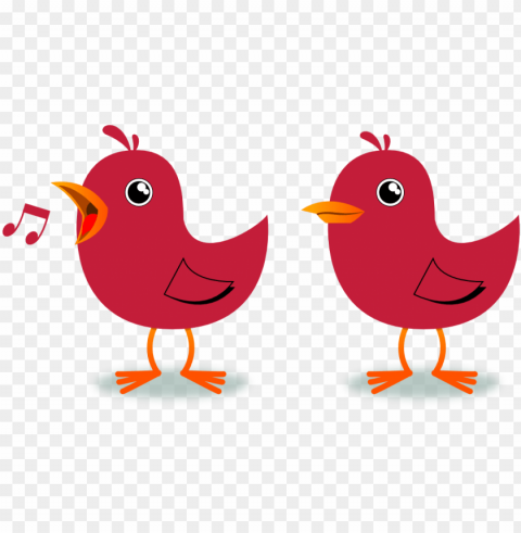 cardinal - soft sounds clip art PNG for social media