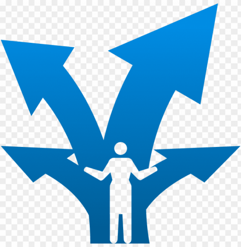 career icon - career growth icon blue PNG images no background