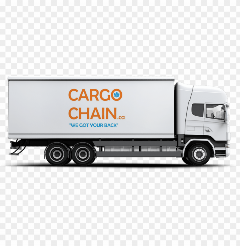 cargo chain moving truck PNG Image Isolated with Transparency
