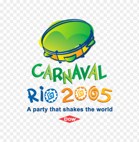 carnaval rio logo vector free PNG with clear transparency