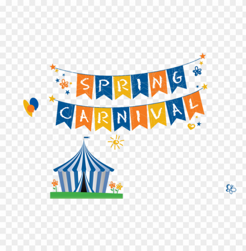carnival banner PNG Graphic with Clear Isolation