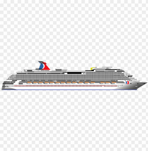 carnival cruise Isolated Character in Transparent Background PNG