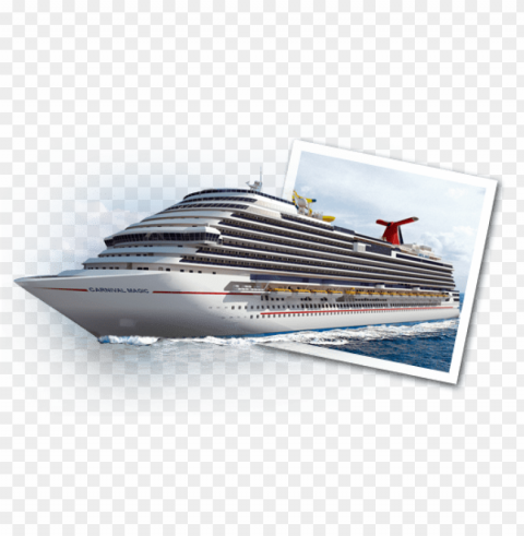 carnival cruise Isolated Character in Transparent PNG Format