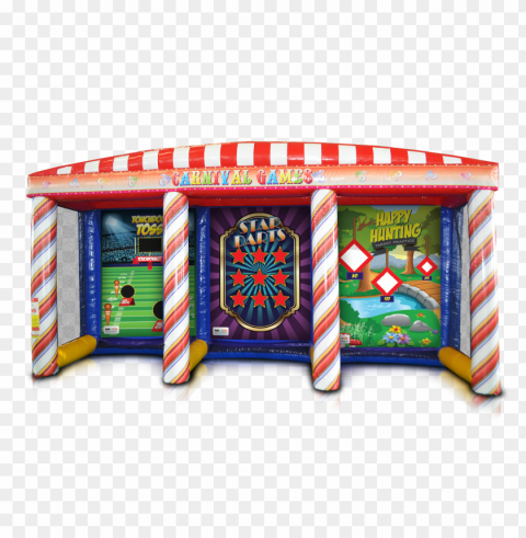 carnival games PNG isolated