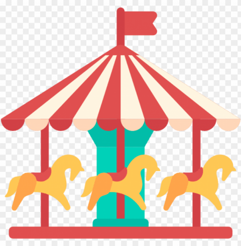 carnival rides Transparent Background PNG Isolated Graphic