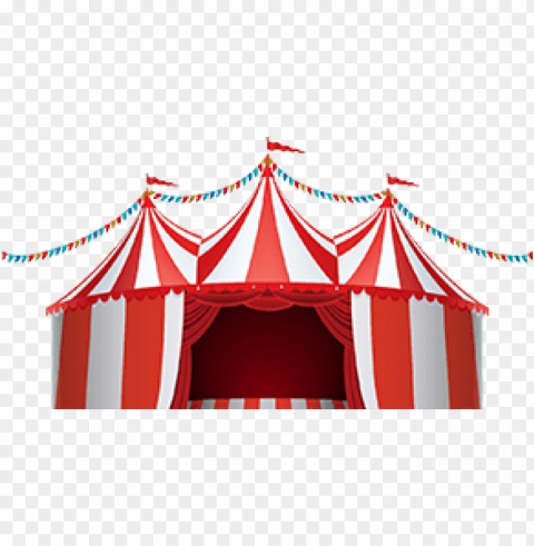 carnival tent PNG Graphic Isolated on Clear Background