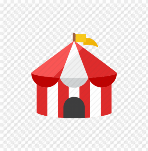 carnival tent PNG Graphic Isolated on Clear Background Detail
