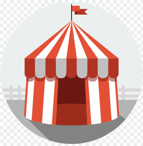 carnival tent PNG Graphic with Isolated Transparency