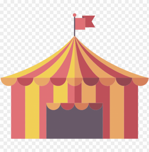 carnival tent PNG Graphic with Transparent Background Isolation