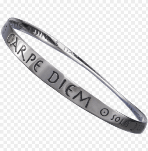 carpe diem seize the day mobius bracelet PNG with no background for free