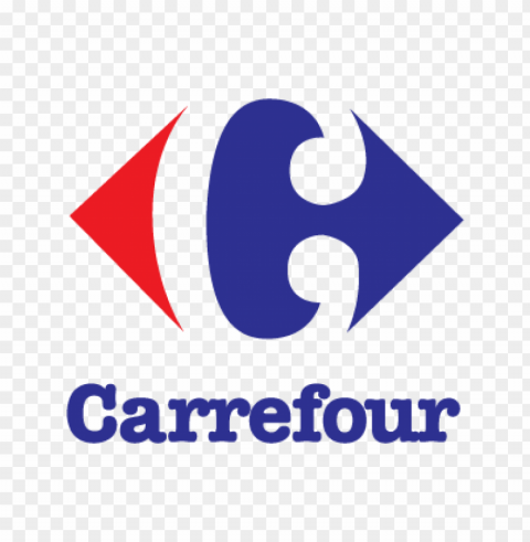 carrefour eps logo vector free PNG Isolated Object on Clear Background